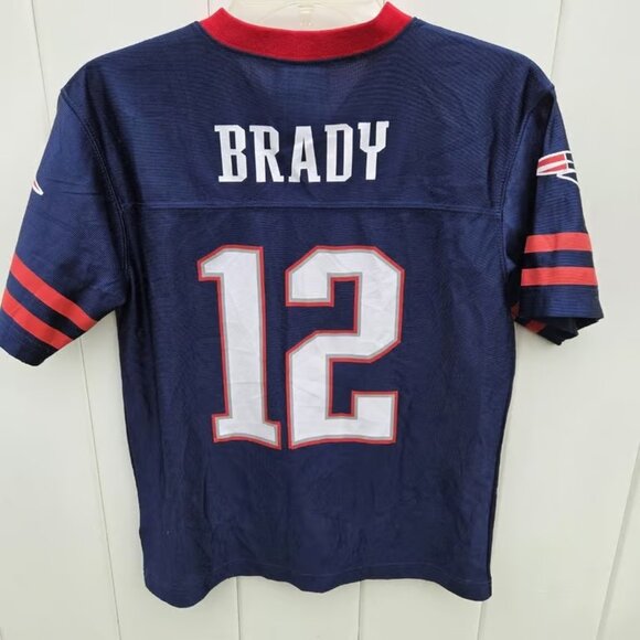 NFL Other - Team NFL New England Patriots Tom Brady NFL Football Jersey YOUTH Size L 10/12